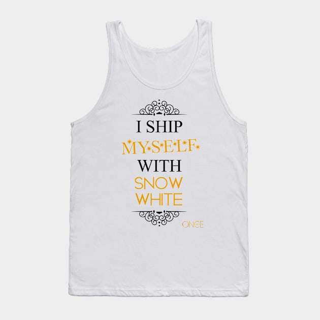 I ship myself with Snow White Tank Top by AllieConfyArt